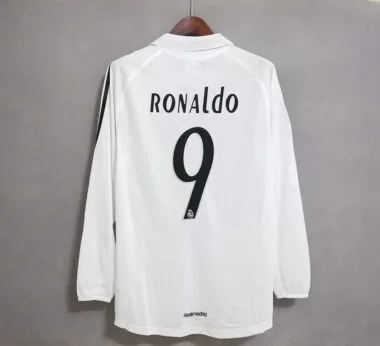 Camisola de manga comprida do Real Madrid para jogos em casa, 05-06