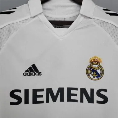 Camisola de manga comprida do Real Madrid para jogos em casa, 05-06