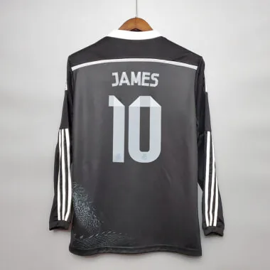 14-15 Camisola de manga comprida do Real Madrid (terceira camisola de deslocamento)