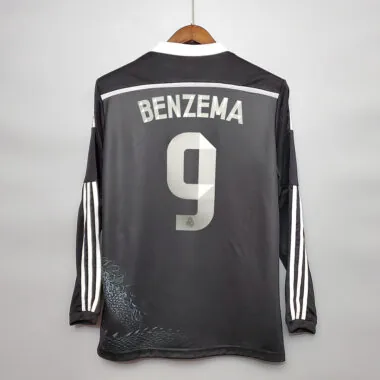 14-15 Camisola de manga comprida do Real Madrid (terceira camisola de deslocamento)