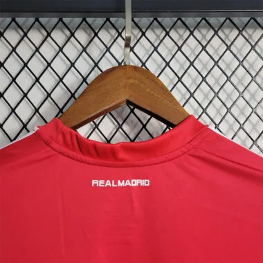 11-12 Camisola vermelha de manga comprida do Real Madrid para jogos fora de casa