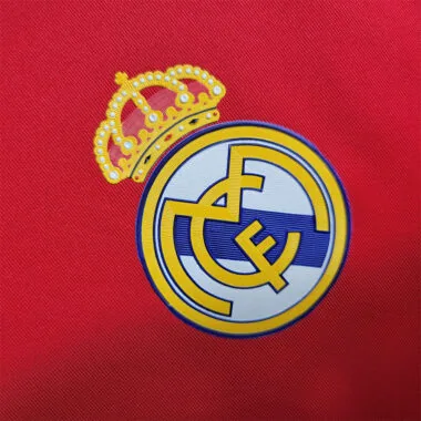 11-12 Camisola vermelha de manga comprida do Real Madrid para jogos fora de casa