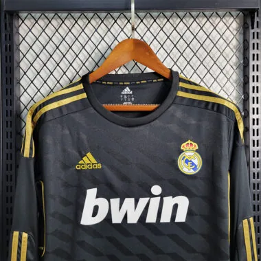 11-12 Real Madrid away black long sleeve