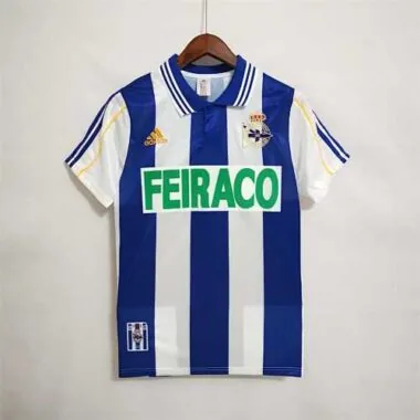 99-00 DEP, equipamento de casa azul/branco