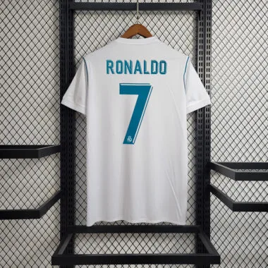 17-18 Real Madrid home white retro jersey