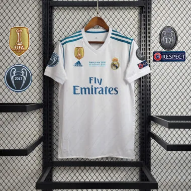 17-18 Real Madrid home white retro jersey