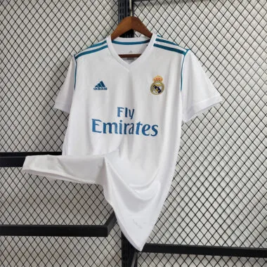 17-18 Real Madrid home white retro jersey