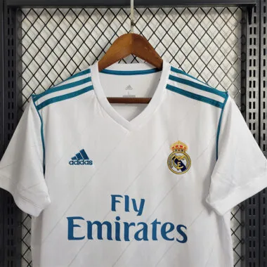 17-18 Real Madrid home white retro jersey