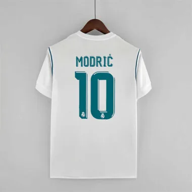 17-18 Real Madrid home white retro jersey