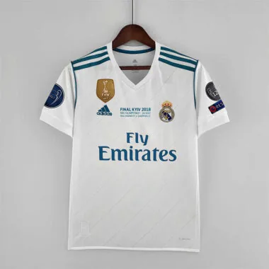17-18 Real Madrid home white retro jersey
