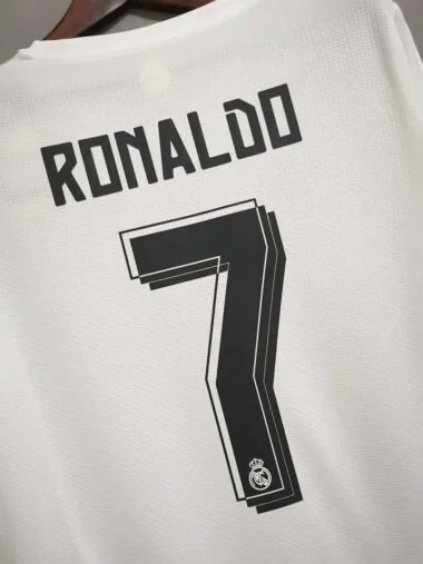 Maillot domicile blanc à manches longues du Real Madrid 15-16