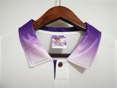 97-98 Real Madrid home champions league white champions