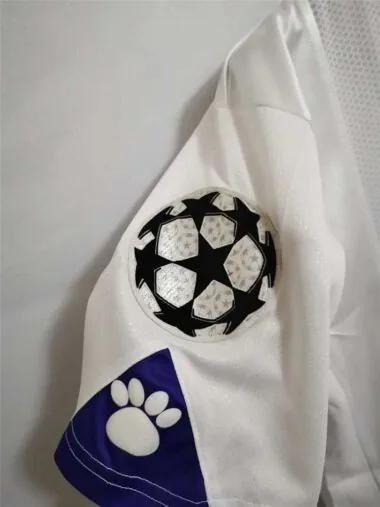 97-98 Real Madrid home champions league white champions
