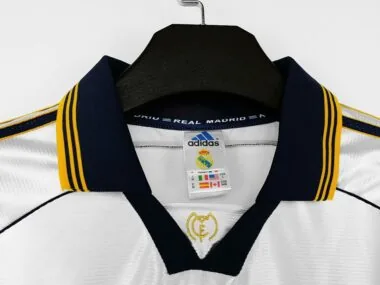 98-00 Real Madrid, camisola branca de casa