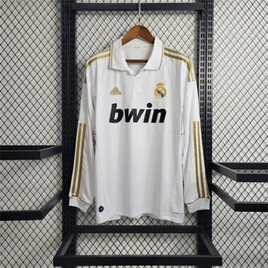 11-12 Camisola de manga comprida do Real Madrid para jogos em casa