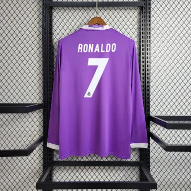 16-17 Real Madrid away purple long sleeve