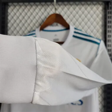 Camisa de manga comprida do Real Madrid para jogos em casa, 17-18