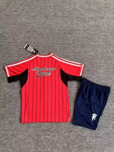 25-26 Manchester United red baseball kid kit