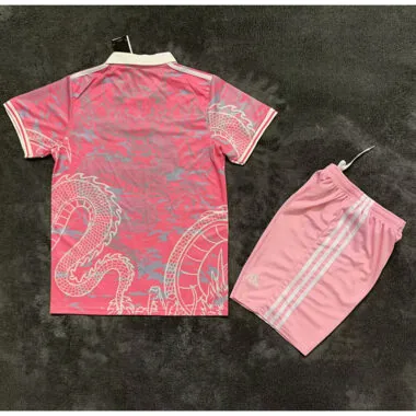 Maillot enfant Real Madrid rose édition spéciale motif dragon 25-26