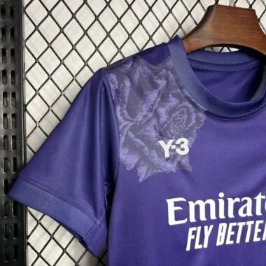 24-25 Real Madrid Y3 Rose Special Edition Paars Kindertenue