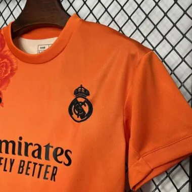 24-25 Real Madrid Y3 Rose Special Edition oranje kinderenkelset