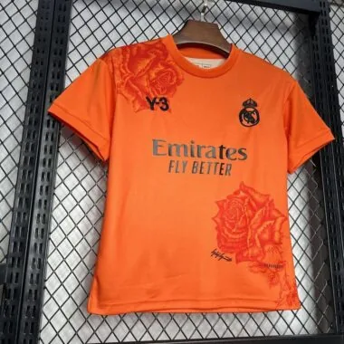 24-25 Real Madrid Y3 Rose Special Edition oranje kinderenkelset