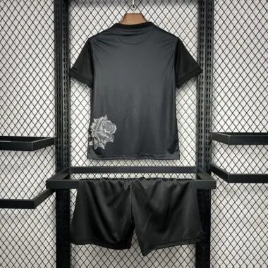 24-25 Real Madrid Y3 Rose Special Edition zwart kindertenue