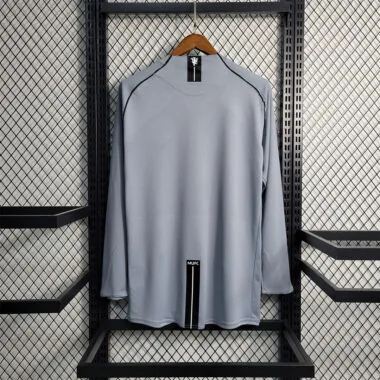Camiseta de portero gris del Manchester United de la temporada 07-08, de manga larga