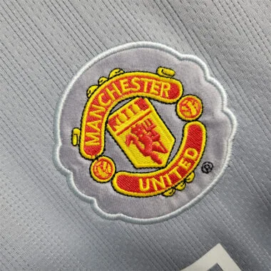Camiseta de portero gris del Manchester United de la temporada 07-08, de manga larga
