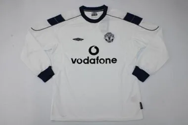 Camisa de manga comprida do Manchester United (jogo fora de casa) 99-00