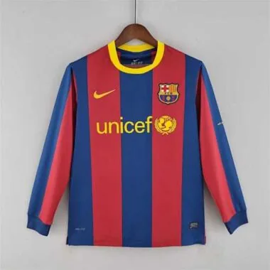 Camisa de manga comprida do Barcelona para os jogos em casa da Liga dos Campeões da UEFA de 2006