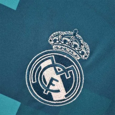 1718 Camisola de manga comprida do Real Madrid (terceira camisola de jogo fora)