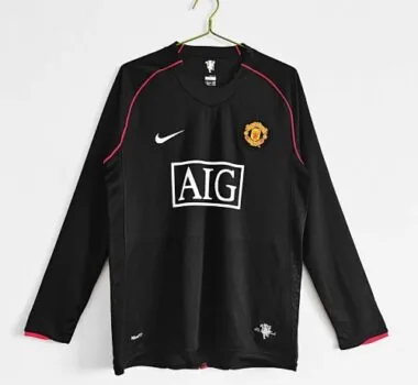 Camisa de manga comprida do Manchester United (jogo fora de casa) 07-08
