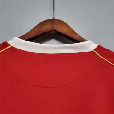 06-07 Camisola de manga comprida do Manchester United (jogo em casa)