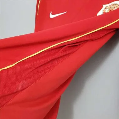 06-07 Camisola de manga comprida do Manchester United (jogo em casa)