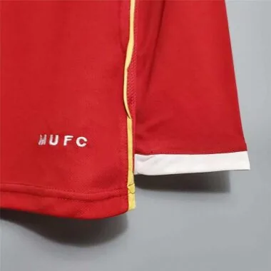 06-07 Camisola de manga comprida do Manchester United (jogo em casa)