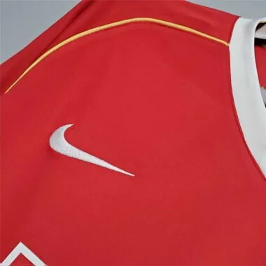 06-07 Camisola de manga comprida do Manchester United (jogo em casa)