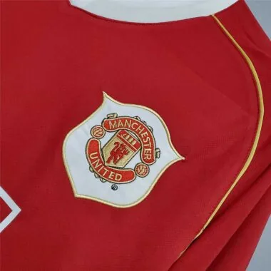 06-07 Camisola de manga comprida do Manchester United (jogo em casa)