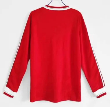 Camisa de manga comprida do Manchester United (jogos em casa) 86-88