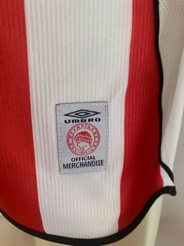 01-02 Olympiacos home retro Jersey