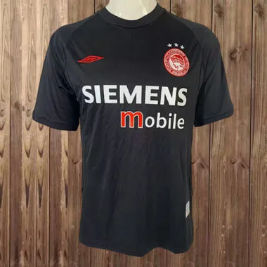Camisa retro do Olympiakos para jogos fora de casa da época 04-05