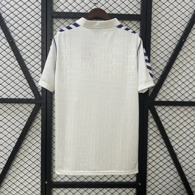 Camisola retro do Real Madrid para jogos em casa, época 89-90