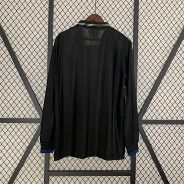 93-94 Manchester United away black long sleeve retro jersey