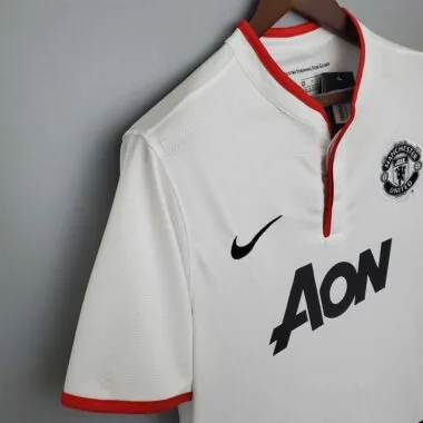 13-14 Camiseta blanca de visitante del Manchester United
