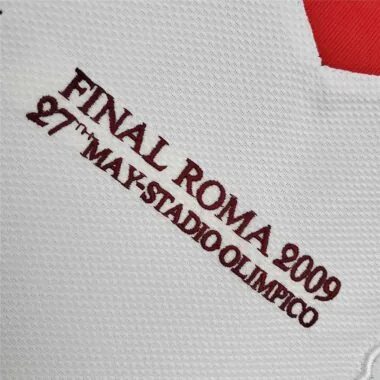 08-09 Manchester United away white Champions League