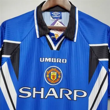 96-98 Manchester United third away blue