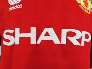 88-89, equipación local del Manchester United