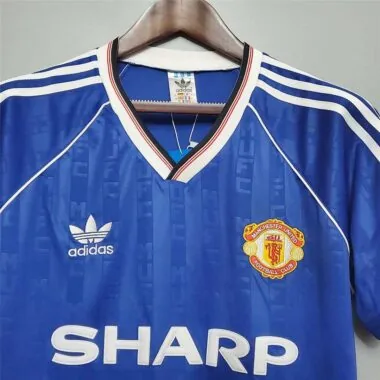 88-89 Manchester United away blue