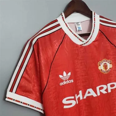 Maillot domicile de Manchester United 91-92