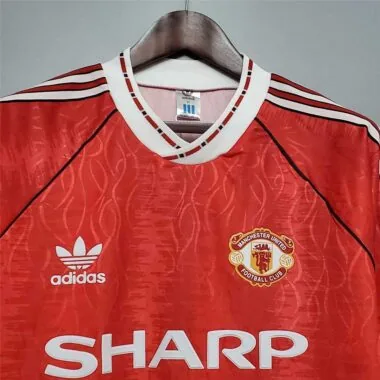 Maillot domicile de Manchester United 91-92